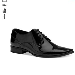 Calvin Klein Patent Leather Oxford Shoes